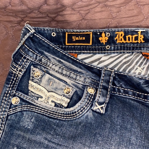 Skinny rock revival jeans mid rise yalen - Picture 6 of 11